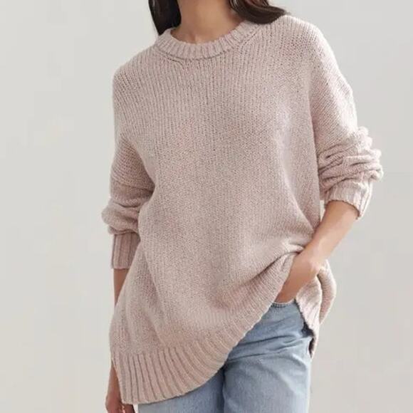 Jenni Kayne Foster Cotton Sweater Blush - Picture 2 of 10